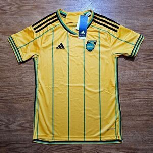 Adidas Jamaica Soccer Jersey Wales Bonner Women's Small S Yellow Green HT7129